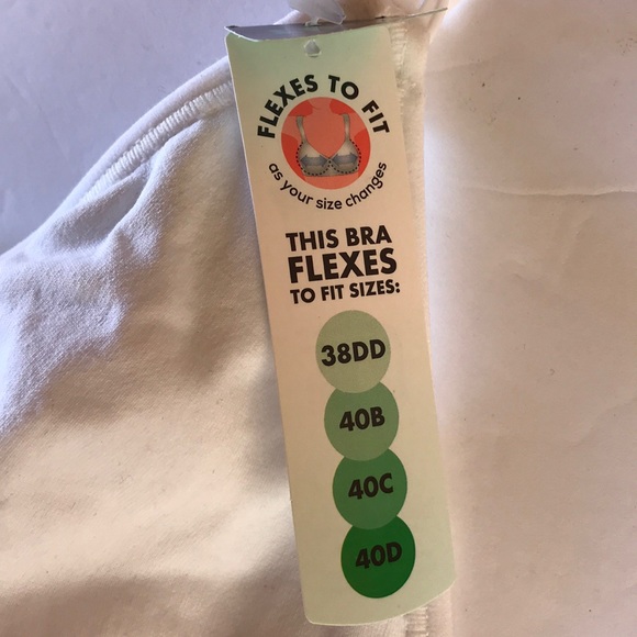 Playtex nursing bra Large white wirefree seamless - Picture 3 of 8